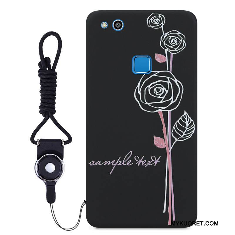 Kuori Huawei P10 Lite Maalaus Nuoret Väriset, Kotelo Huawei P10 Lite Suojaus Puhelimen Kuoret Musta