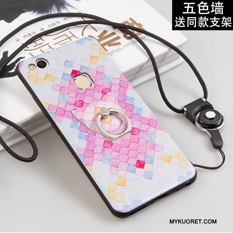 Kuori Huawei P10 Lite Maalaus Puhelimen Kuoret Nuoret, Kotelo Huawei P10 Lite Suojaus Musta Trendi