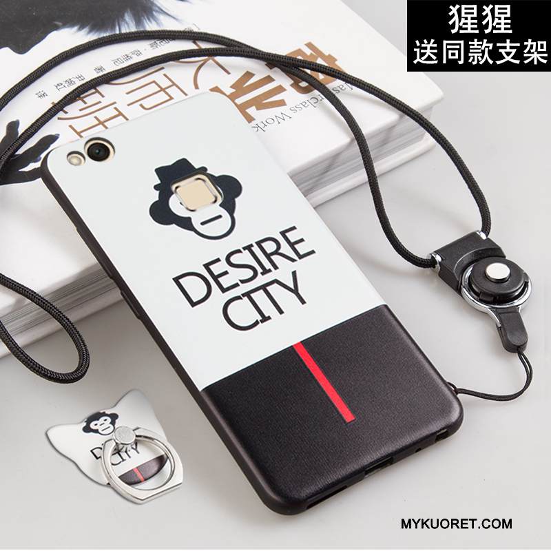 Kuori Huawei P10 Lite Maalaus Puhelimen Kuoret Nuoret, Kotelo Huawei P10 Lite Suojaus Musta Trendi