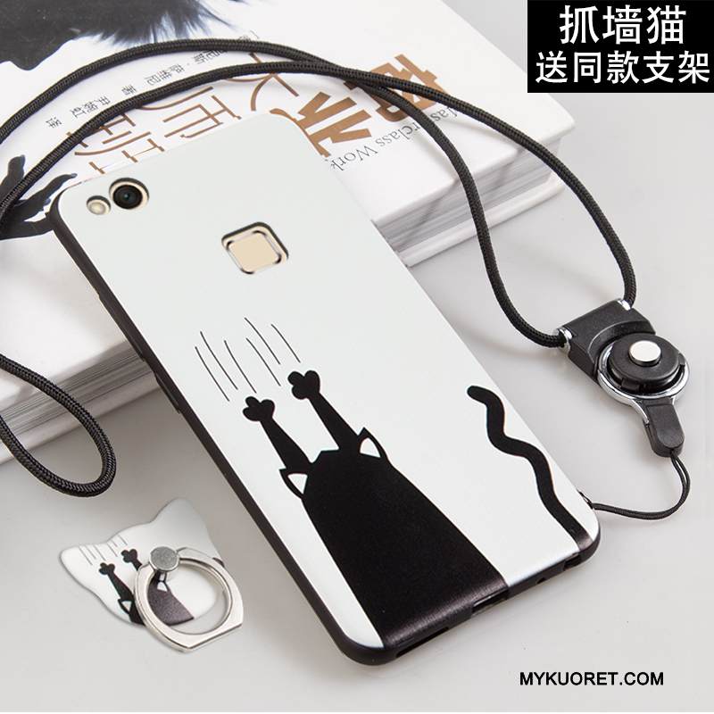 Kuori Huawei P10 Lite Maalaus Puhelimen Kuoret Nuoret, Kotelo Huawei P10 Lite Suojaus Musta Trendi