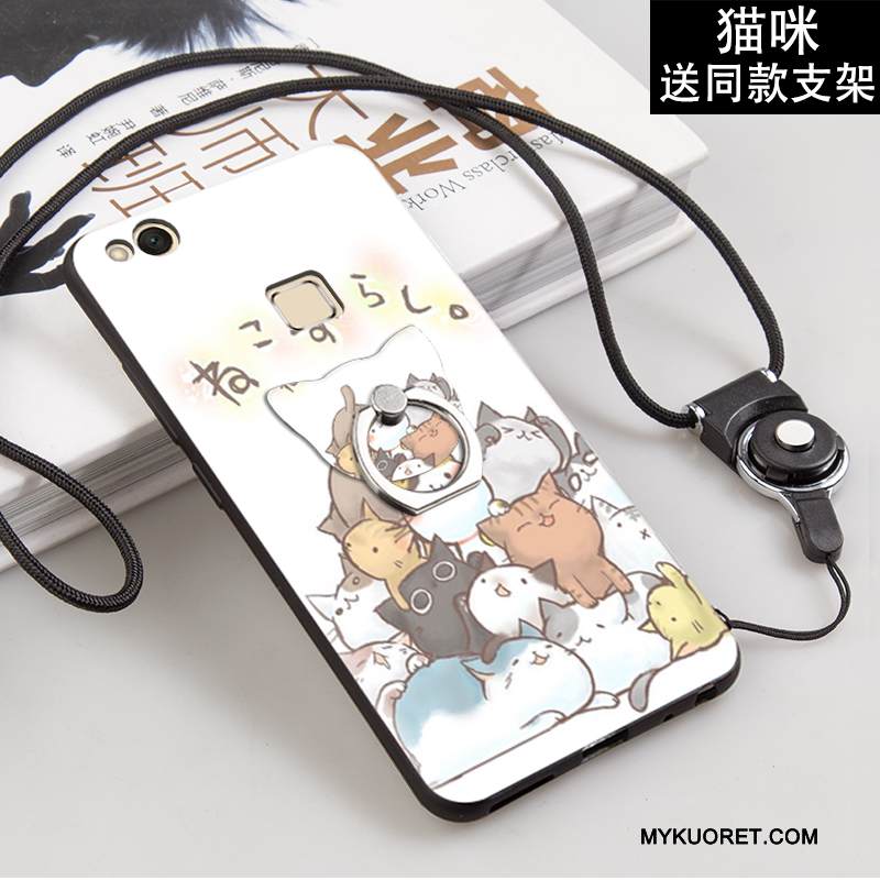 Kuori Huawei P10 Lite Maalaus Puhelimen Kuoret Nuoret, Kotelo Huawei P10 Lite Suojaus Musta Trendi