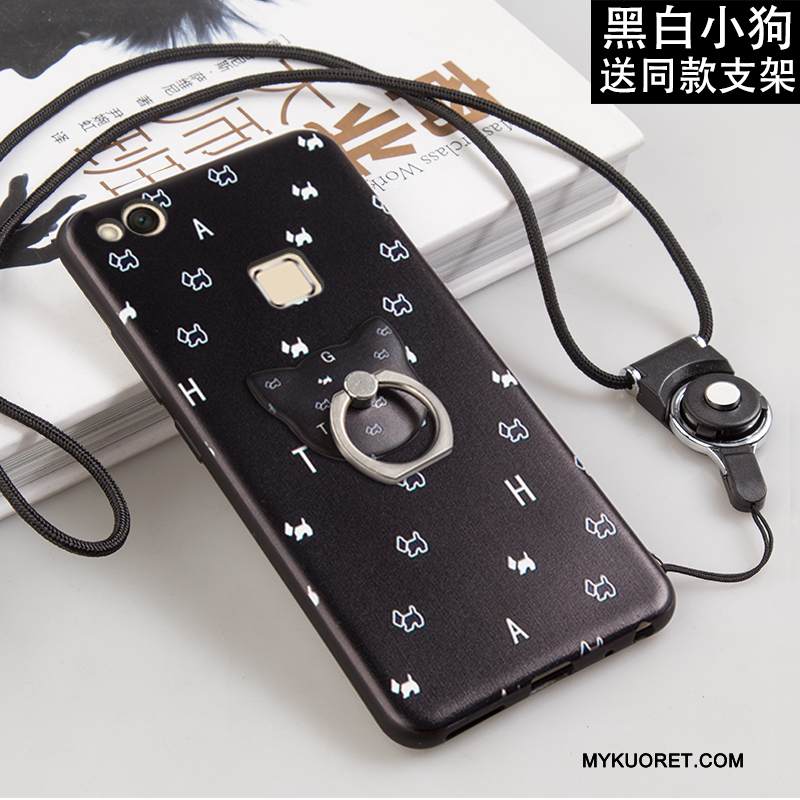 Kuori Huawei P10 Lite Maalaus Puhelimen Kuoret Nuoret, Kotelo Huawei P10 Lite Suojaus Musta Trendi