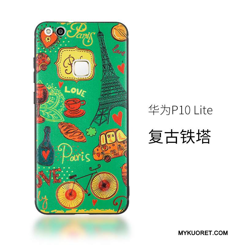 Kuori Huawei P10 Lite Monivärinen Ripustettavat Koristeet Murtumaton, Kotelo Huawei P10 Lite Suojaus Puhelimen Kuoret