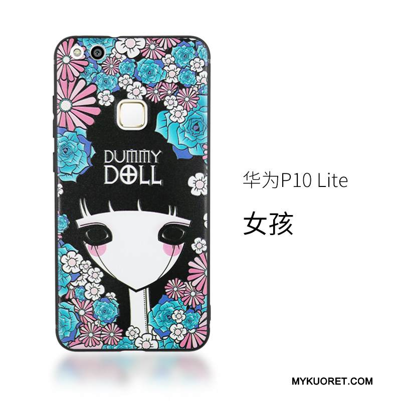 Kuori Huawei P10 Lite Monivärinen Ripustettavat Koristeet Murtumaton, Kotelo Huawei P10 Lite Suojaus Puhelimen Kuoret