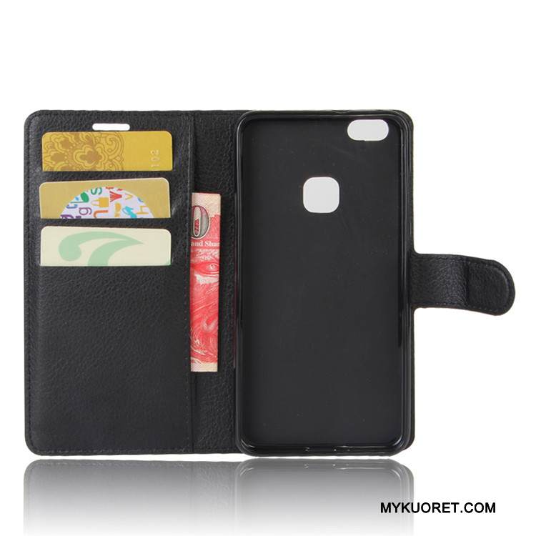 Kuori Huawei P10 Lite Nahka Nuoret Vihreä, Kotelo Huawei P10 Lite Suojaus