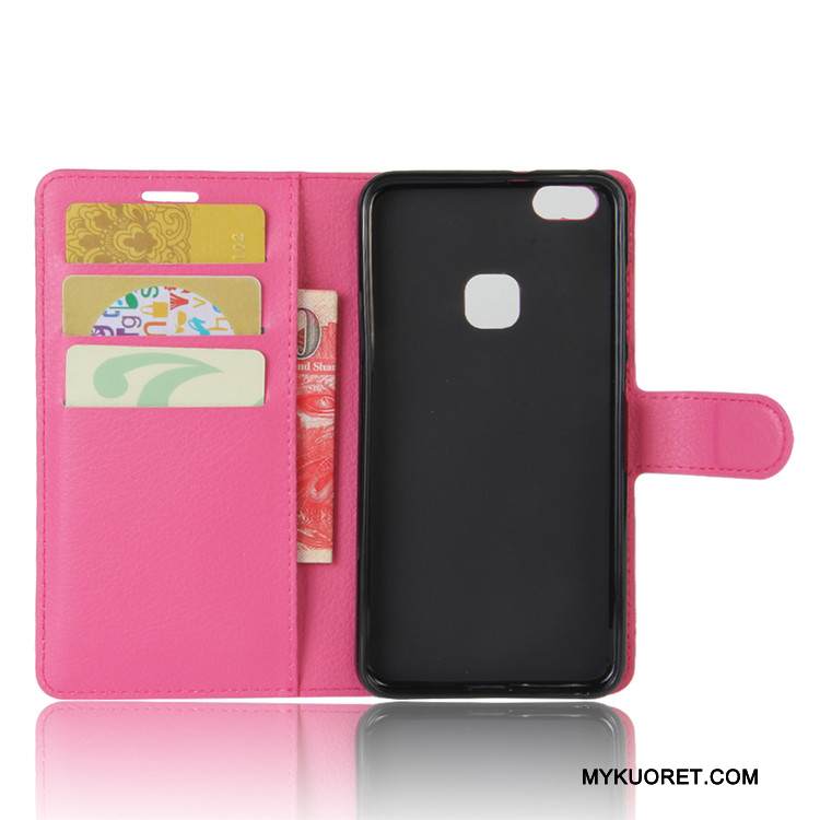 Kuori Huawei P10 Lite Nahka Nuoret Vihreä, Kotelo Huawei P10 Lite Suojaus