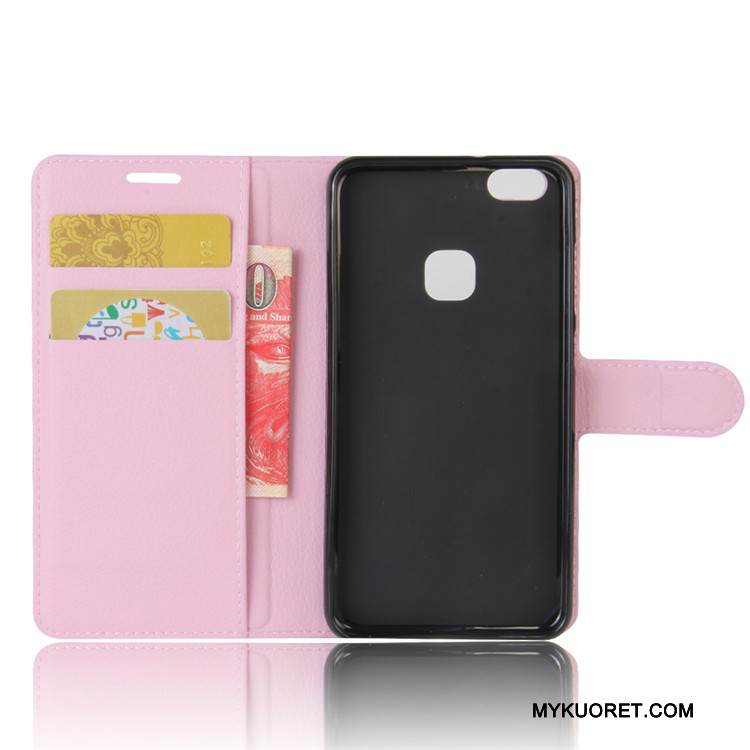 Kuori Huawei P10 Lite Nahka Nuoret Vihreä, Kotelo Huawei P10 Lite Suojaus