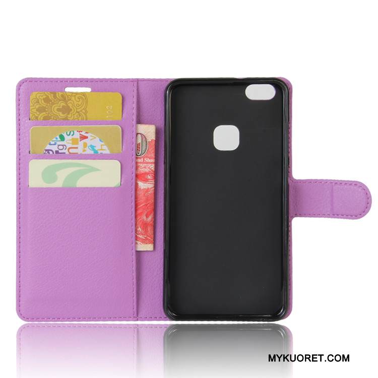 Kuori Huawei P10 Lite Nahka Nuoret Vihreä, Kotelo Huawei P10 Lite Suojaus