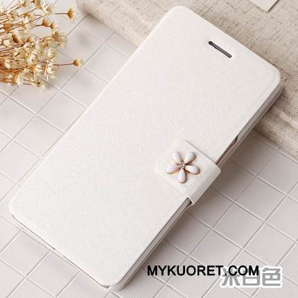 Kuori Huawei P10 Lite Nahka Valkoinen Puhelimen Kuoret, Kotelo Huawei P10 Lite Kuoret Trendi Nuoret