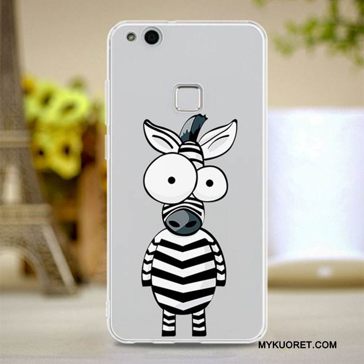 Kuori Huawei P10 Lite Pehmeä Neste Puhelimen Kuoret Nuoret, Kotelo Huawei P10 Lite Suojaus Läpinäkyvä Punainen