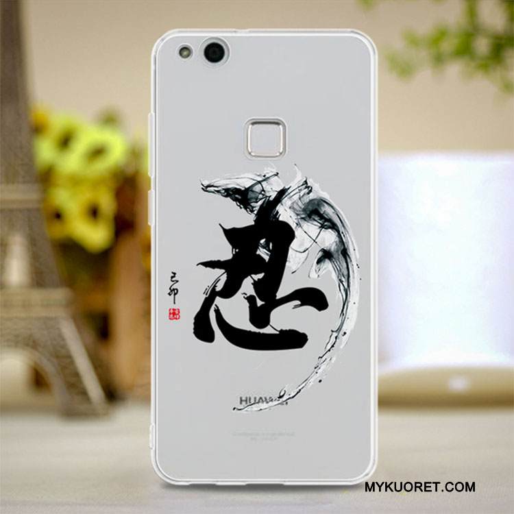 Kuori Huawei P10 Lite Pehmeä Neste Puhelimen Kuoret Nuoret, Kotelo Huawei P10 Lite Suojaus Läpinäkyvä Punainen