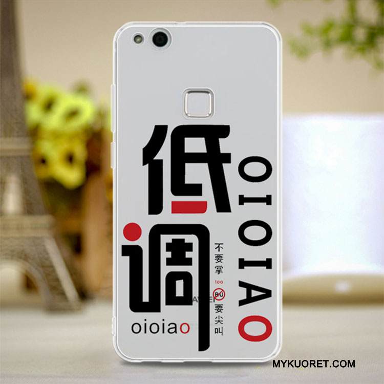 Kuori Huawei P10 Lite Pehmeä Neste Puhelimen Kuoret Nuoret, Kotelo Huawei P10 Lite Suojaus Läpinäkyvä Punainen