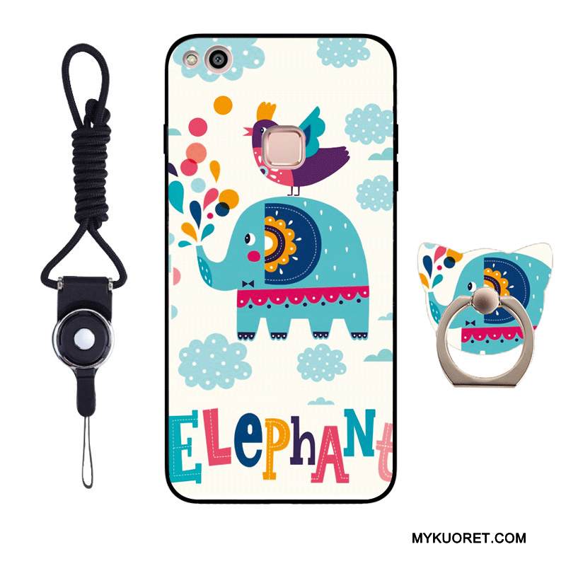 Kuori Huawei P10 Lite Pehmeä Neste Sininen Rakastunut, Kotelo Huawei P10 Lite Laukut Nuoret Ripustettavat Koristeet