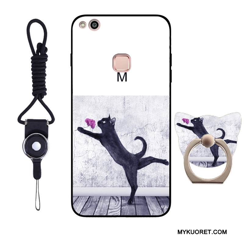 Kuori Huawei P10 Lite Pehmeä Neste Sininen Rakastunut, Kotelo Huawei P10 Lite Laukut Nuoret Ripustettavat Koristeet