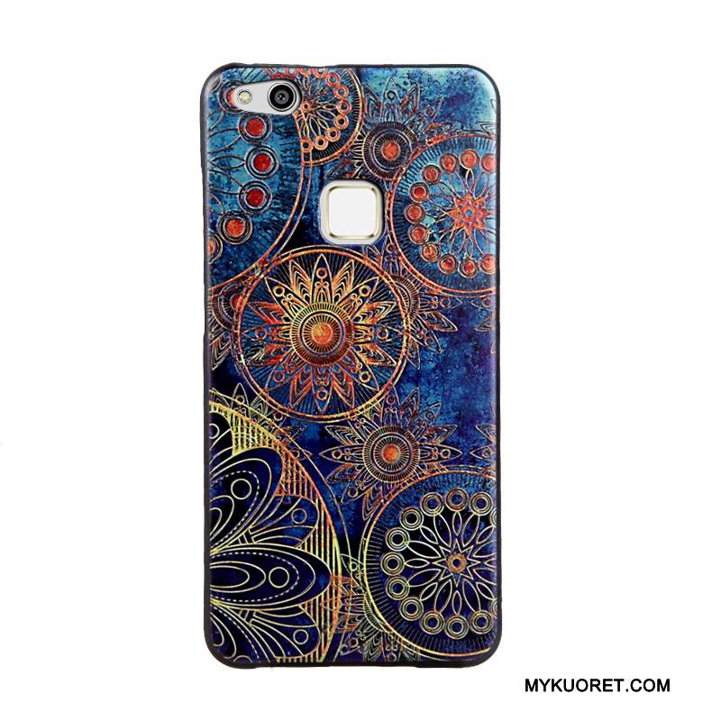 Kuori Huawei P10 Lite Sarjakuva Sininen Nuoret, Kotelo Huawei P10 Lite Pehmeä Neste Puhelimen Kuoret