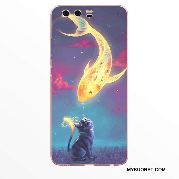 Kuori Huawei P10 Lite Silikoni Karppi Puhelimen Kuoret, Kotelo Huawei P10 Lite Nuoret Kiinalainen Tyyli