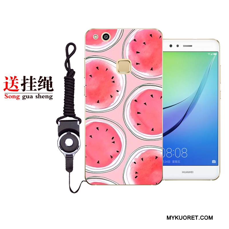 Kuori Huawei P10 Lite Silikoni Nuoret Valkoinen, Kotelo Huawei P10 Lite Sarjakuva Murtumaton Puhelimen Kuoret