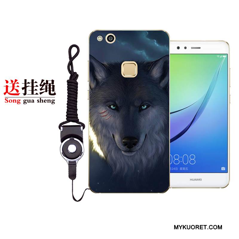 Kuori Huawei P10 Lite Silikoni Nuoret Valkoinen, Kotelo Huawei P10 Lite Sarjakuva Murtumaton Puhelimen Kuoret