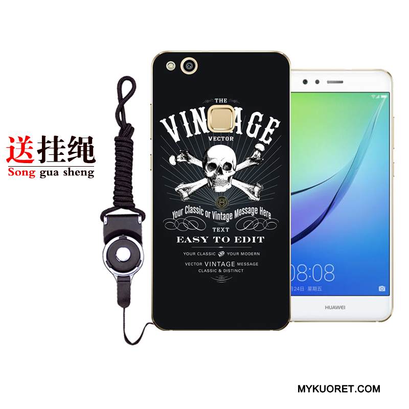 Kuori Huawei P10 Lite Silikoni Nuoret Valkoinen, Kotelo Huawei P10 Lite Sarjakuva Murtumaton Puhelimen Kuoret