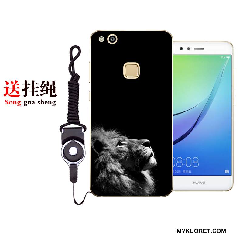 Kuori Huawei P10 Lite Silikoni Nuoret Valkoinen, Kotelo Huawei P10 Lite Sarjakuva Murtumaton Puhelimen Kuoret