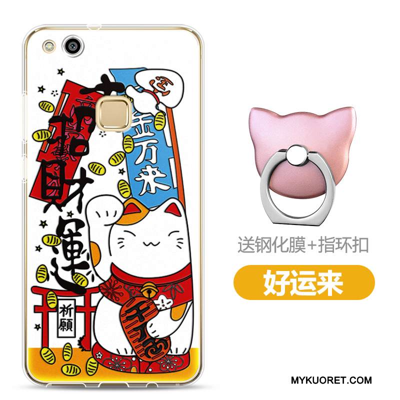 Kuori Huawei P10 Lite Suojaus Keltainen Nuoret, Kotelo Huawei P10 Lite Laukut Vaalean Puhelimen Kuoret