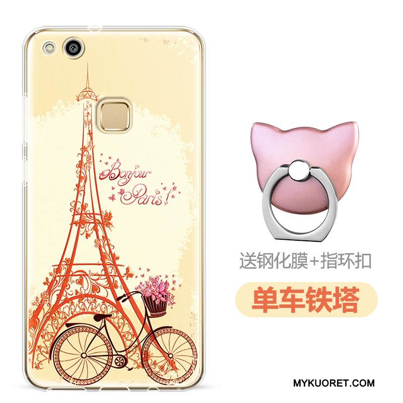 Kuori Huawei P10 Lite Suojaus Keltainen Nuoret, Kotelo Huawei P10 Lite Laukut Vaalean Puhelimen Kuoret