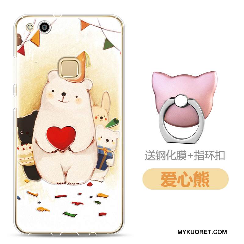 Kuori Huawei P10 Lite Suojaus Keltainen Nuoret, Kotelo Huawei P10 Lite Laukut Vaalean Puhelimen Kuoret