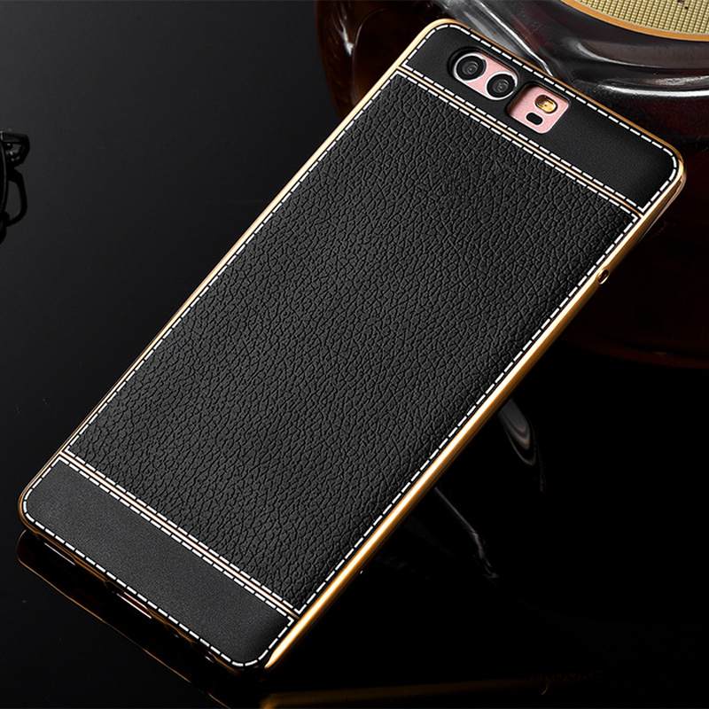 Kuori Huawei P10 Lite Suojaus Murtumaton Puhelimen Kuoret, Kotelo Huawei P10 Lite Nahka Nuoret Punainen