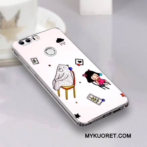 Kuori Huawei P10 Lite Suojaus Puhelimen Kuoret Läpinäkyvä, Kotelo Huawei P10 Lite Silikoni Valkoinen Murtumaton