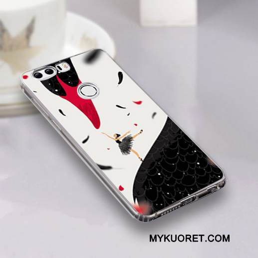 Kuori Huawei P10 Lite Suojaus Puhelimen Kuoret Läpinäkyvä, Kotelo Huawei P10 Lite Silikoni Valkoinen Murtumaton