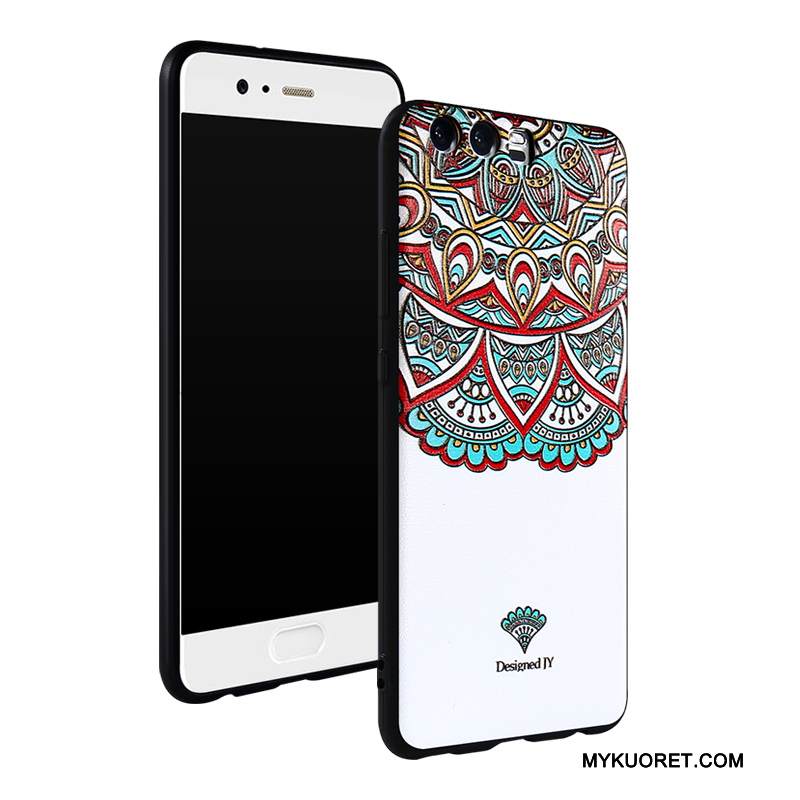 Kuori Huawei P10 Luova Puhelimen Kuoret Murtumaton, Kotelo Huawei P10 Laukut Valkoinen Ripustettavat Koristeet