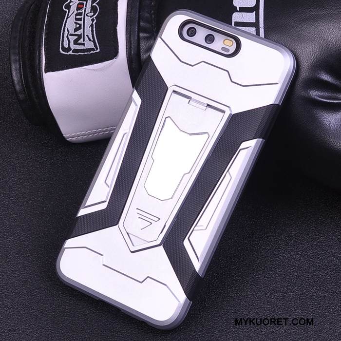 Kuori Huawei P10 Luova Trendi Pesty Suede, Kotelo Huawei P10 Silikoni Sininen Kova