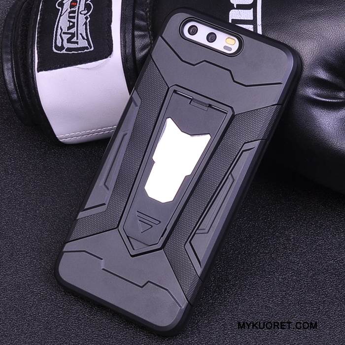 Kuori Huawei P10 Luova Trendi Pesty Suede, Kotelo Huawei P10 Silikoni Sininen Kova