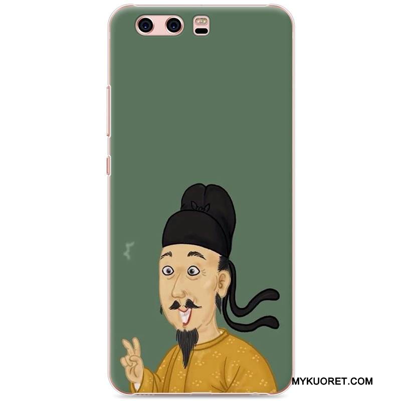 Kuori Huawei P10 Maalaus Rakastunut Keltainen, Kotelo Huawei P10 Suojaus Kova Vaalean