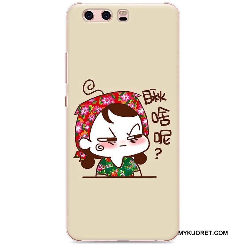 Kuori Huawei P10 Maalaus Rakastunut Keltainen, Kotelo Huawei P10 Suojaus Kova Vaalean