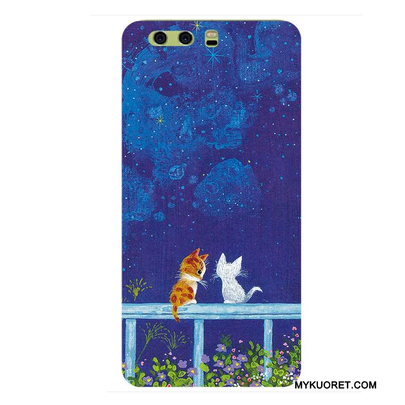 Kuori Huawei P10 Monivärinen Kova Puhelimen Kuoret, Kotelo Huawei P10 Laukut Persoonallisuus Pesty Suede