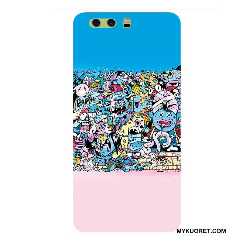 Kuori Huawei P10 Monivärinen Kova Puhelimen Kuoret, Kotelo Huawei P10 Laukut Persoonallisuus Pesty Suede