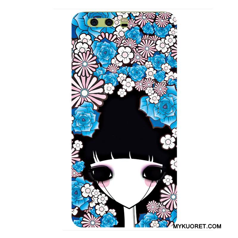 Kuori Huawei P10 Monivärinen Kova Puhelimen Kuoret, Kotelo Huawei P10 Laukut Persoonallisuus Pesty Suede