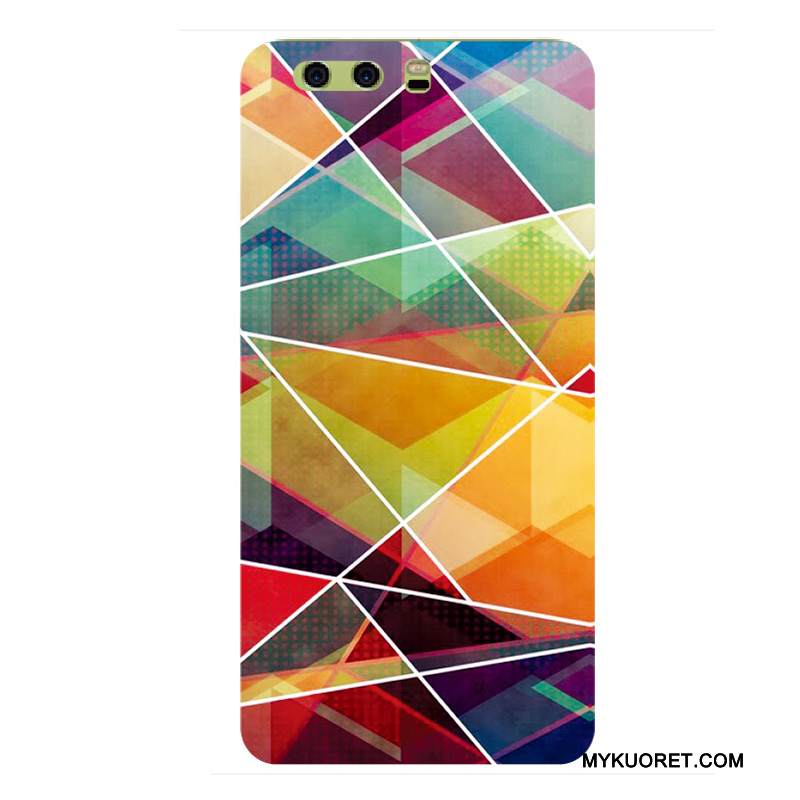 Kuori Huawei P10 Monivärinen Kova Puhelimen Kuoret, Kotelo Huawei P10 Laukut Persoonallisuus Pesty Suede