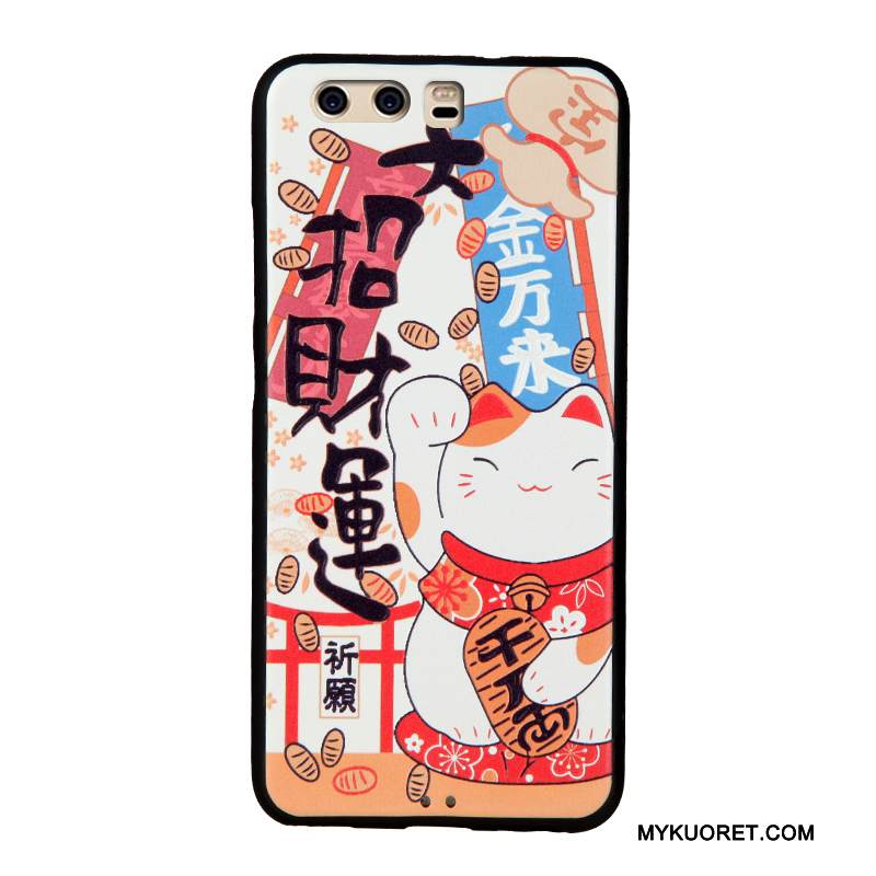 Kuori Huawei P10 Monivärinen Puhelimen Kuoret Ripustettavat Koristeet, Kotelo Huawei P10 Suojaus Murtumaton Pesty Suede