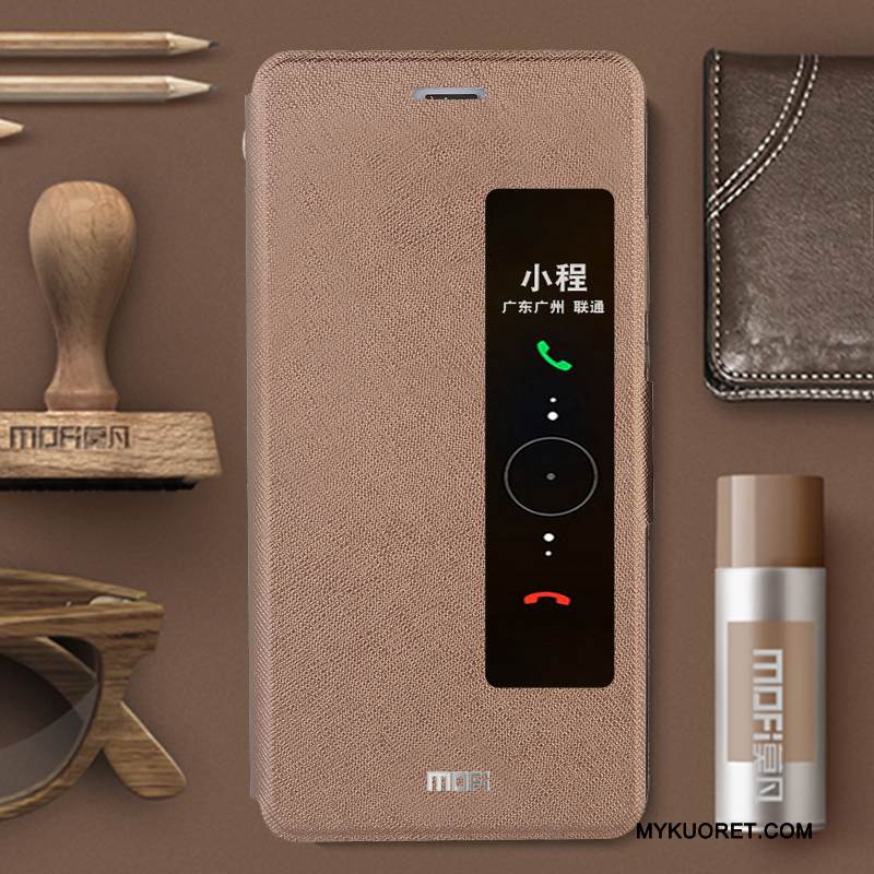 Kuori Huawei P10 Nahka Murtumaton Puhelimen Kuoret, Kotelo Huawei P10 Suojaus Jauhe