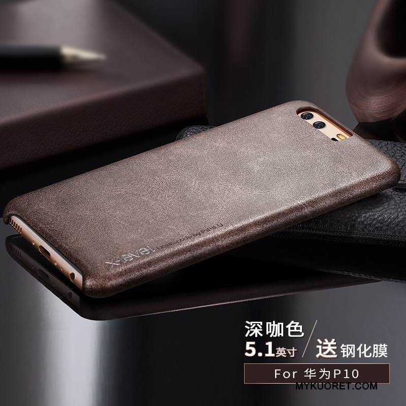 Kuori Huawei P10 Nahka Ultra Uusi, Kotelo Huawei P10 Suojaus Murtumaton Puhelimen Kuoret