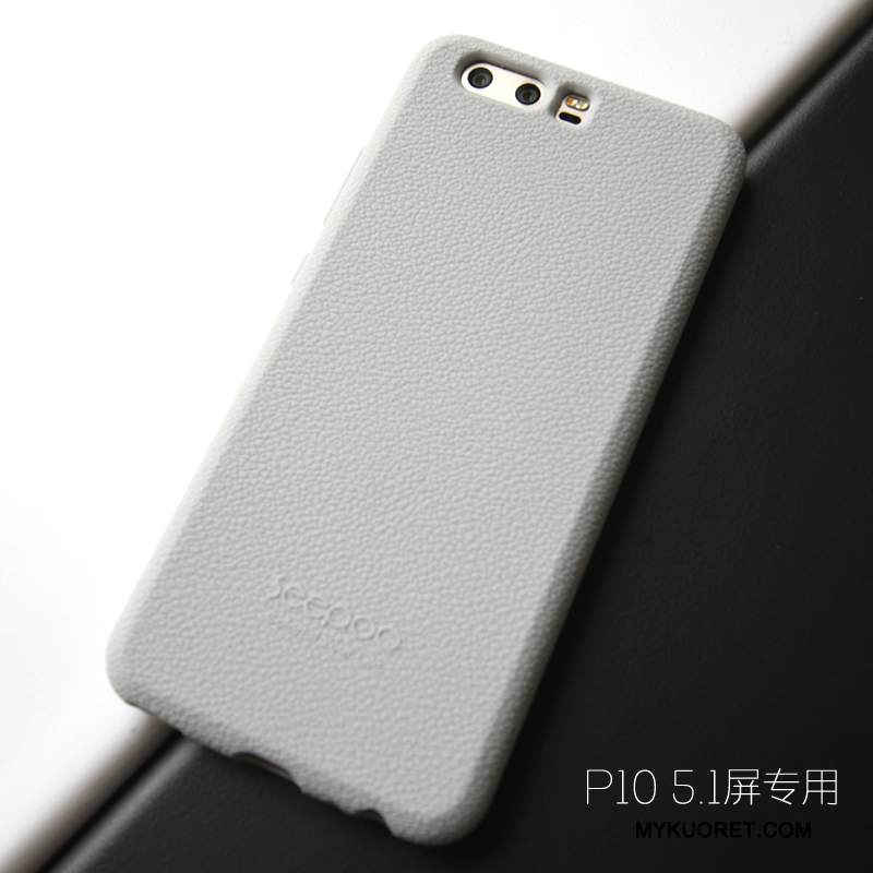 Kuori Huawei P10 Pehmeä Neste Kukkakuvio Vihreä, Kotelo Huawei P10 Suojaus Puhelimen Kuoret Murtumaton