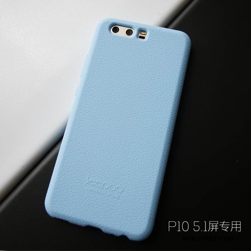 Kuori Huawei P10 Pehmeä Neste Kukkakuvio Vihreä, Kotelo Huawei P10 Suojaus Puhelimen Kuoret Murtumaton