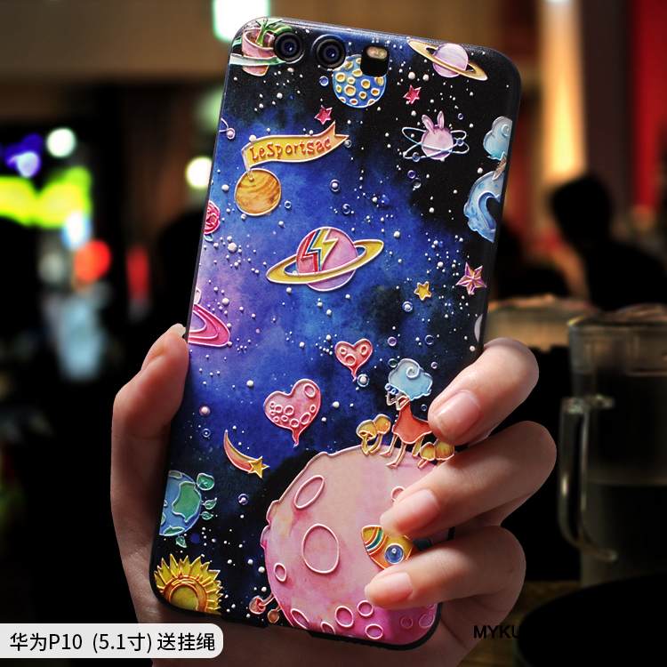 Kuori Huawei P10 Pehmeä Neste Persoonallisuus Violetti, Kotelo Huawei P10 Laukut Pesty Suede Puhelimen Kuoret