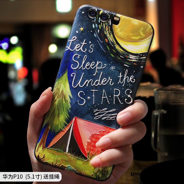 Kuori Huawei P10 Pehmeä Neste Persoonallisuus Violetti, Kotelo Huawei P10 Laukut Pesty Suede Puhelimen Kuoret