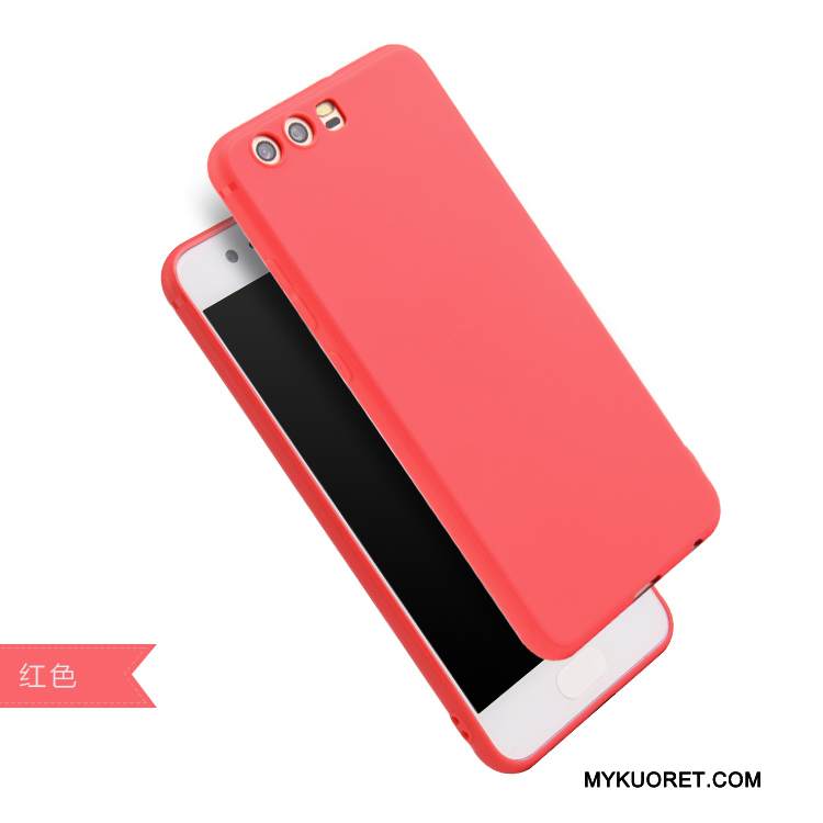 Kuori Huawei P10 Pehmeä Neste Pesty Suede Puhelimen Kuoret, Kotelo Huawei P10 Suojaus Murtumaton Vihreä