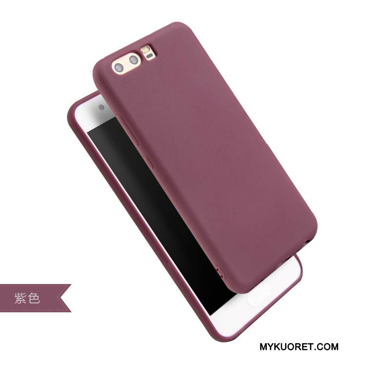 Kuori Huawei P10 Pehmeä Neste Pesty Suede Puhelimen Kuoret, Kotelo Huawei P10 Suojaus Murtumaton Vihreä