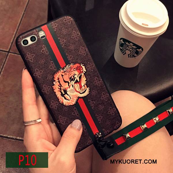 Kuori Huawei P10 Pehmeä Neste Ripustettavat Koristeet Murtumaton, Kotelo Huawei P10 Laukut Puhelimen Kuoret