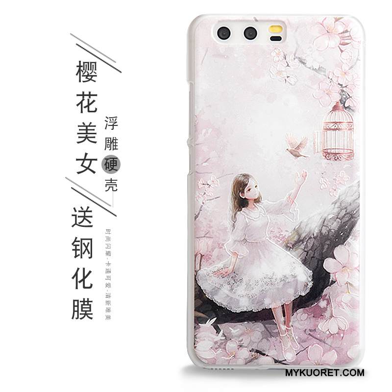 Kuori Huawei P10 Plus Kohokuviointi Kova Puhelimen Kuoret, Kotelo Huawei P10 Plus Suojaus Murtumaton Persoonallisuus